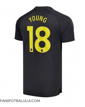 Everton Ashley Young #18 Tricou Fotbal Replică 2024-25 Barbati Deplasare